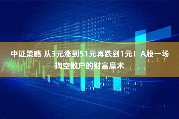 中证策略 从3元涨到51元再跌到1元！A股一场掏空散户的财富魔术